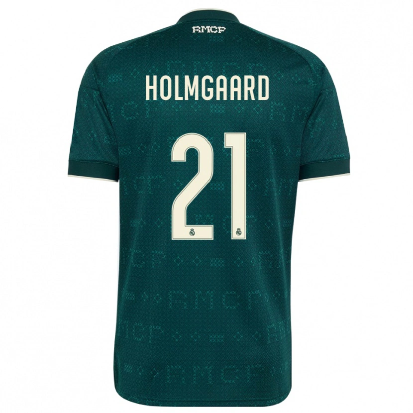 Danxen Kvinder Sara Rosted Holmgaard #21 Mørk Skifergrå Hvid Udebane Spillertrøjer 2026/27 Trøje T-Shirt