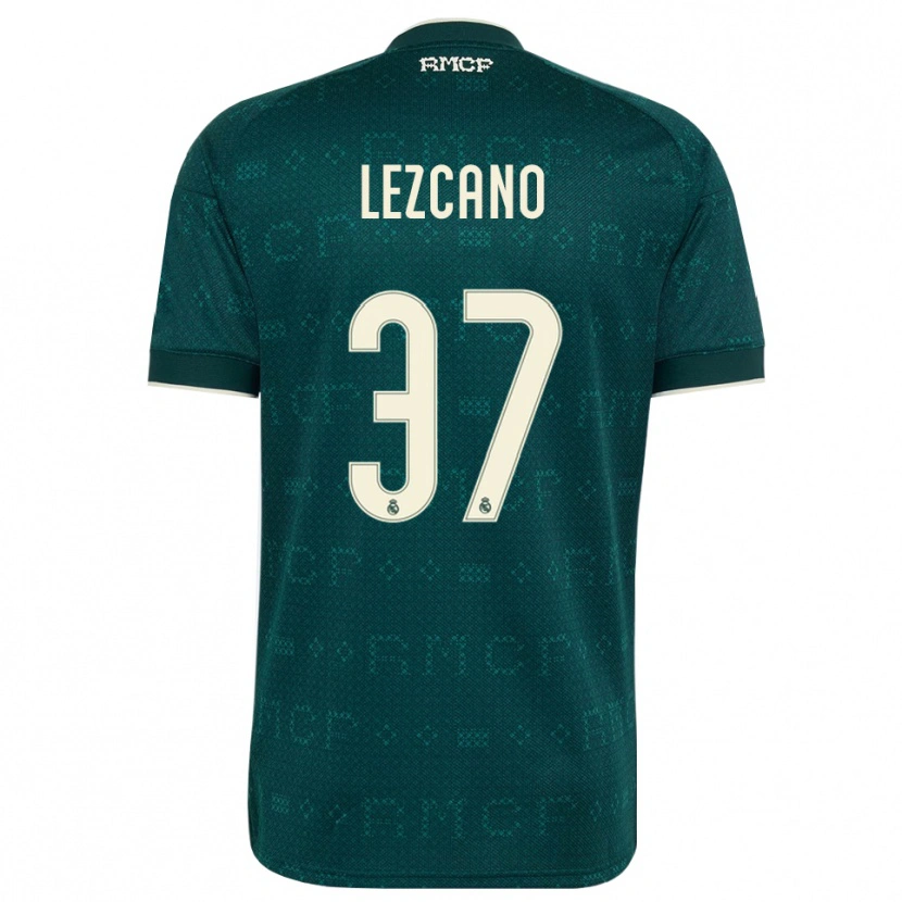 Danxen Kvinder Álvaro Lezcano #37 Mørk Skifergrå Hvid Udebane Spillertrøjer 2026/27 Trøje T-Shirt
