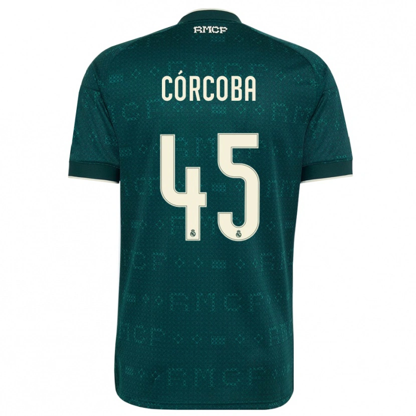 Danxen Kvinder Andrés Córcoba #45 Mørk Skifergrå Hvid Udebane Spillertrøjer 2026/27 Trøje T-Shirt