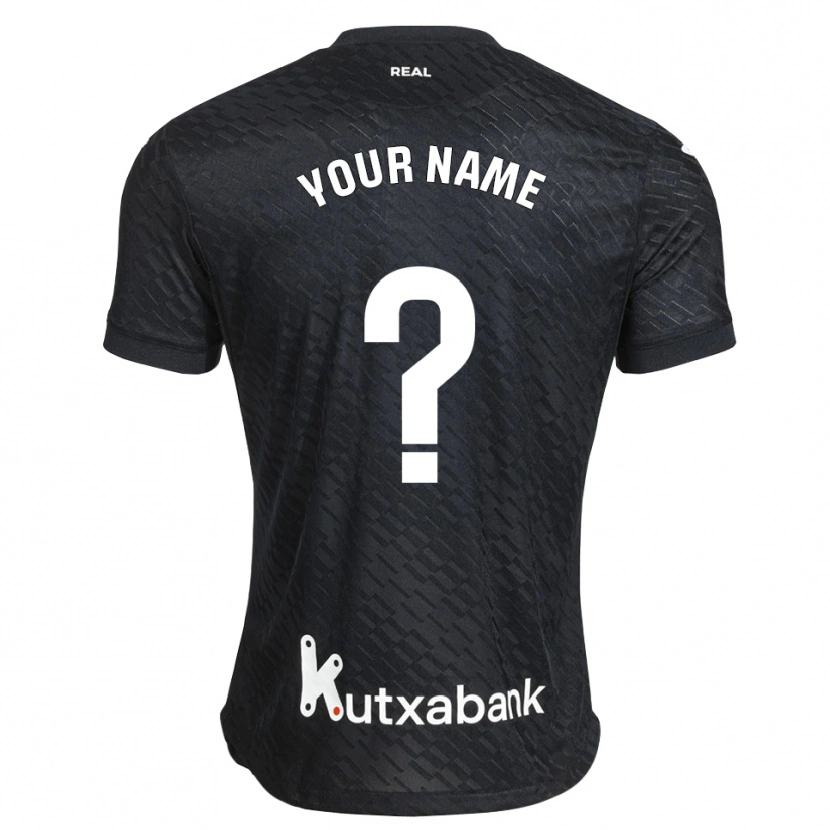 Danxen Kvinder Dit Navn #0 Sort Hvid Udebane Spillertrøjer 2026/27 Trøje T-Shirt