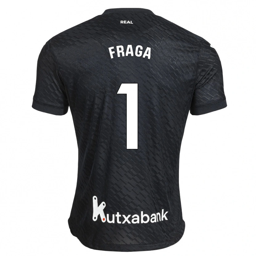 Danxen Kvinder Aitor Fraga #1 Sort Hvid Udebane Spillertrøjer 2026/27 Trøje T-Shirt