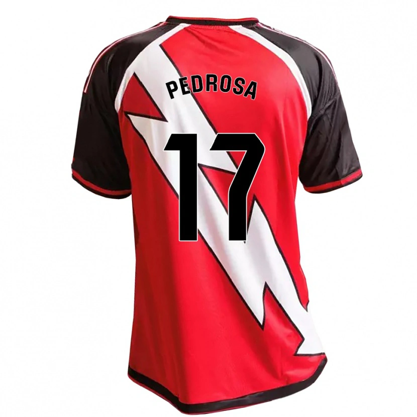 Danxen Kvinder Adrià Pedrosa #17 Rød Sort Hvid Udebane Spillertrøjer 2026/27 Trøje T-Shirt