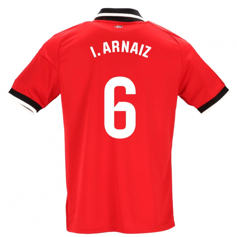 Danxen Kvinder Iris Arnaiz Gil #6 Sort Hvid Rød Udebane Spillertrøjer 2026/27 Trøje T-Shirt