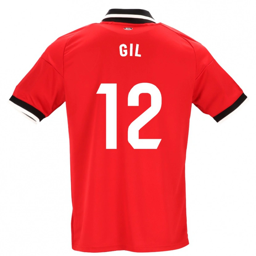Danxen Kvinder Dani Gil #12 Sort Hvid Rød Udebane Spillertrøjer 2026/27 Trøje T-Shirt