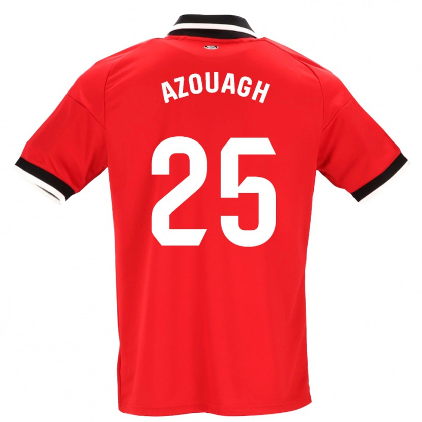 Danxen Kvinder Rayan Azouagh #25 Sort Hvid Rød Udebane Spillertrøjer 2026/27 Trøje T-Shirt
