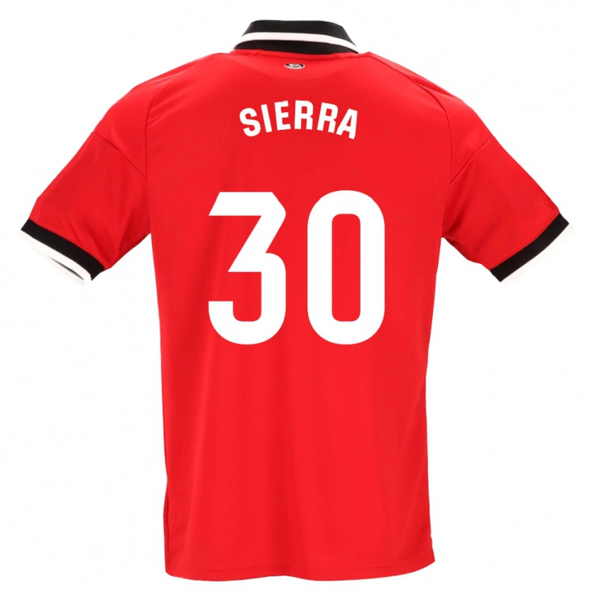 Danxen Kvinder Miguel Sierra #30 Sort Hvid Rød Udebane Spillertrøjer 2026/27 Trøje T-Shirt
