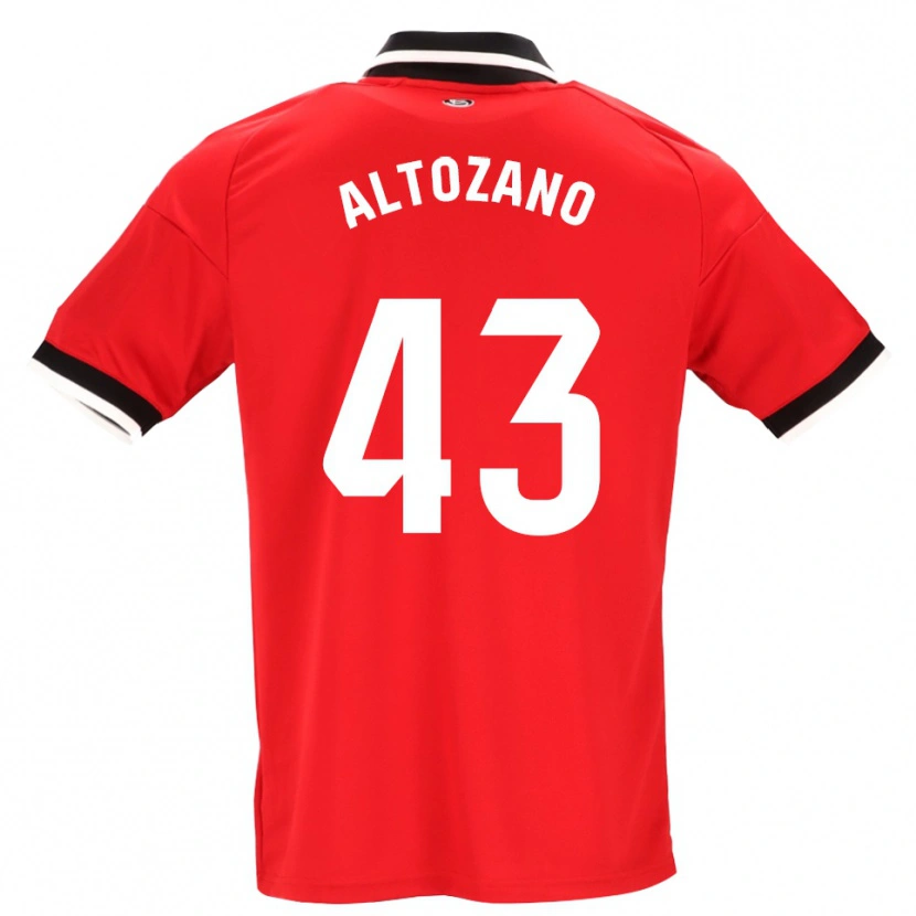Danxen Kvinder Edu Altozano #43 Sort Hvid Rød Udebane Spillertrøjer 2026/27 Trøje T-Shirt