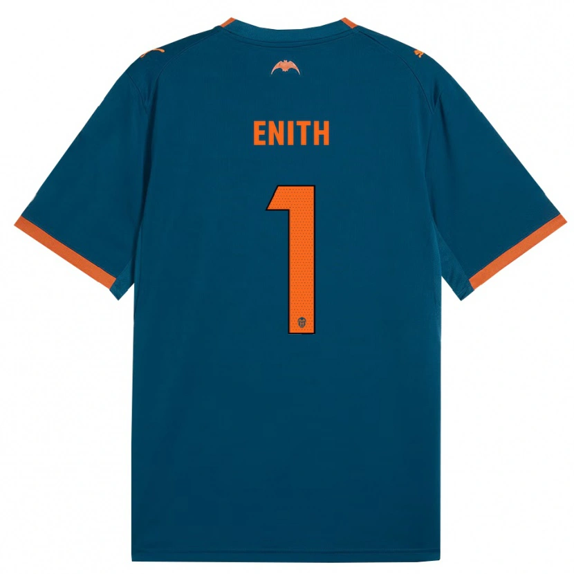 Danxen Kvinder Enith #1 Stålblå Orange Udebane Spillertrøjer 2026/27 Trøje T-Shirt