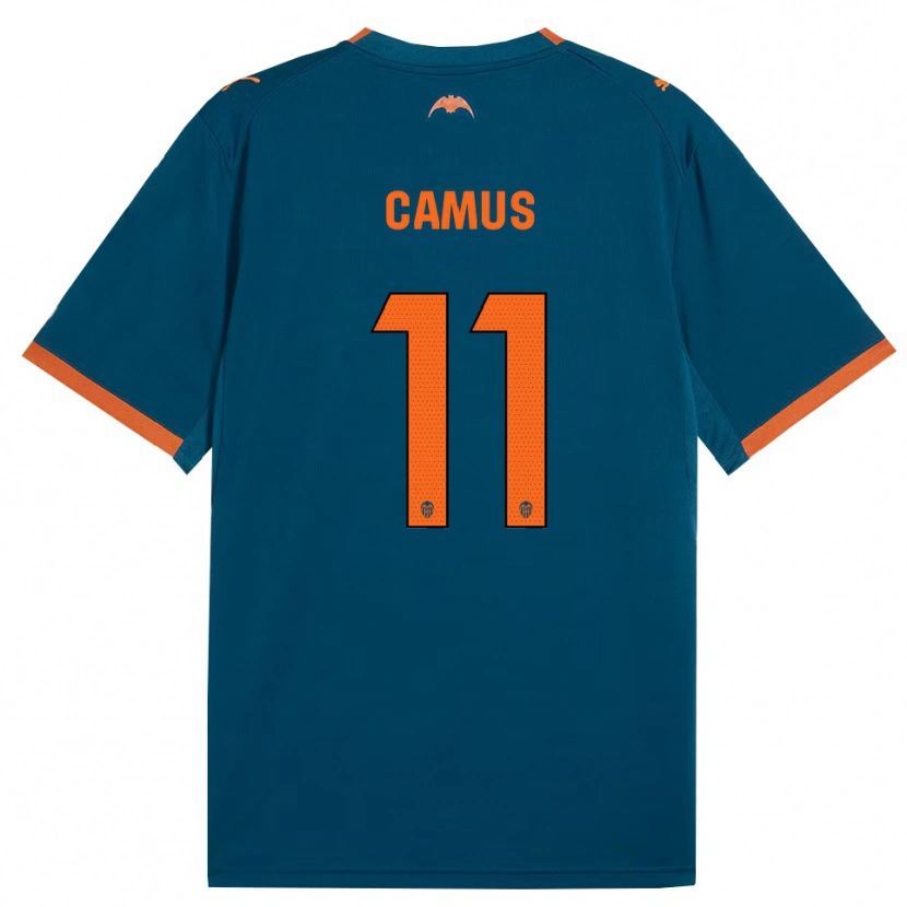 Danxen Kvinder Marco Camus #11 Stålblå Orange Udebane Spillertrøjer 2026/27 Trøje T-Shirt