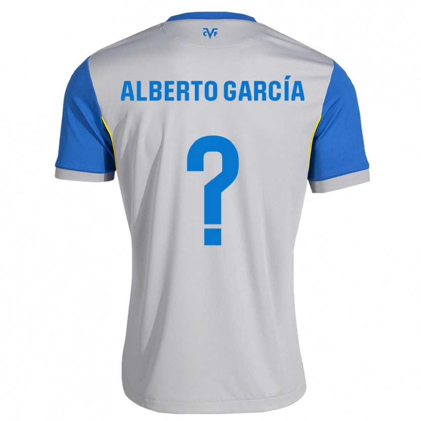 Danxen Kvinder Alberto García #0 Dodgerblå Grå Udebane Spillertrøjer 2026/27 Trøje T-Shirt