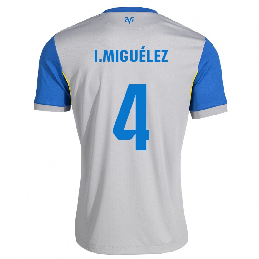 Danxen Kvinder Irene Miguélez #4 Dodgerblå Grå Udebane Spillertrøjer 2026/27 Trøje T-Shirt