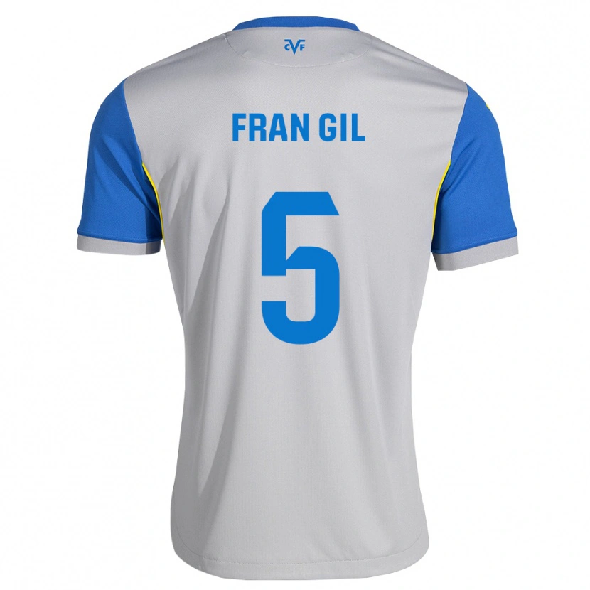 Danxen Kvinder Fran Gil #5 Dodgerblå Grå Udebane Spillertrøjer 2026/27 Trøje T-Shirt
