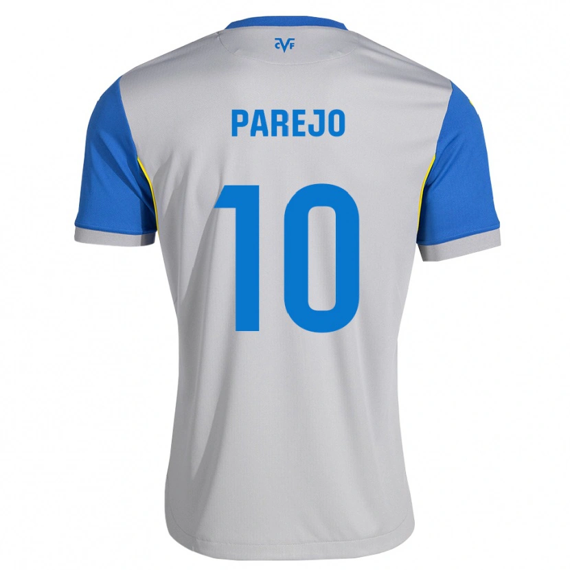 Danxen Kvinder Dani Parejo #10 Dodgerblå Grå Udebane Spillertrøjer 2026/27 Trøje T-Shirt
