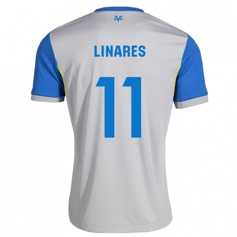 Danxen Kvinder Mario Linares #11 Dodgerblå Grå Udebane Spillertrøjer 2026/27 Trøje T-Shirt