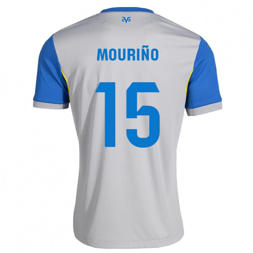 Danxen Kvinder Santiago Mouriño #15 Dodgerblå Grå Udebane Spillertrøjer 2026/27 Trøje T-Shirt