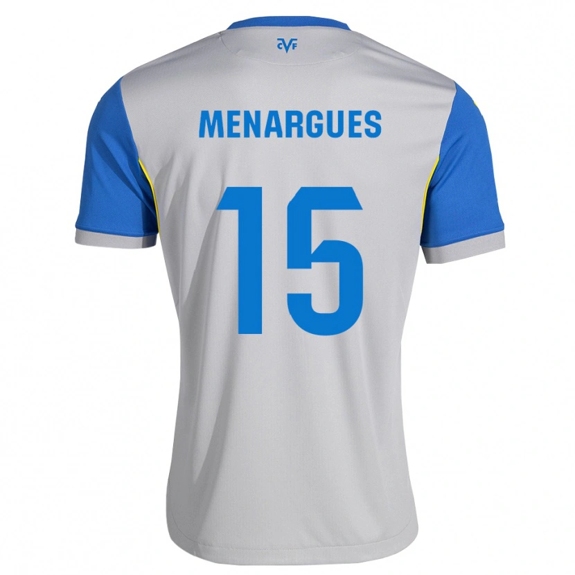 Danxen Kvinder Joseda Menargues #15 Dodgerblå Grå Udebane Spillertrøjer 2026/27 Trøje T-Shirt