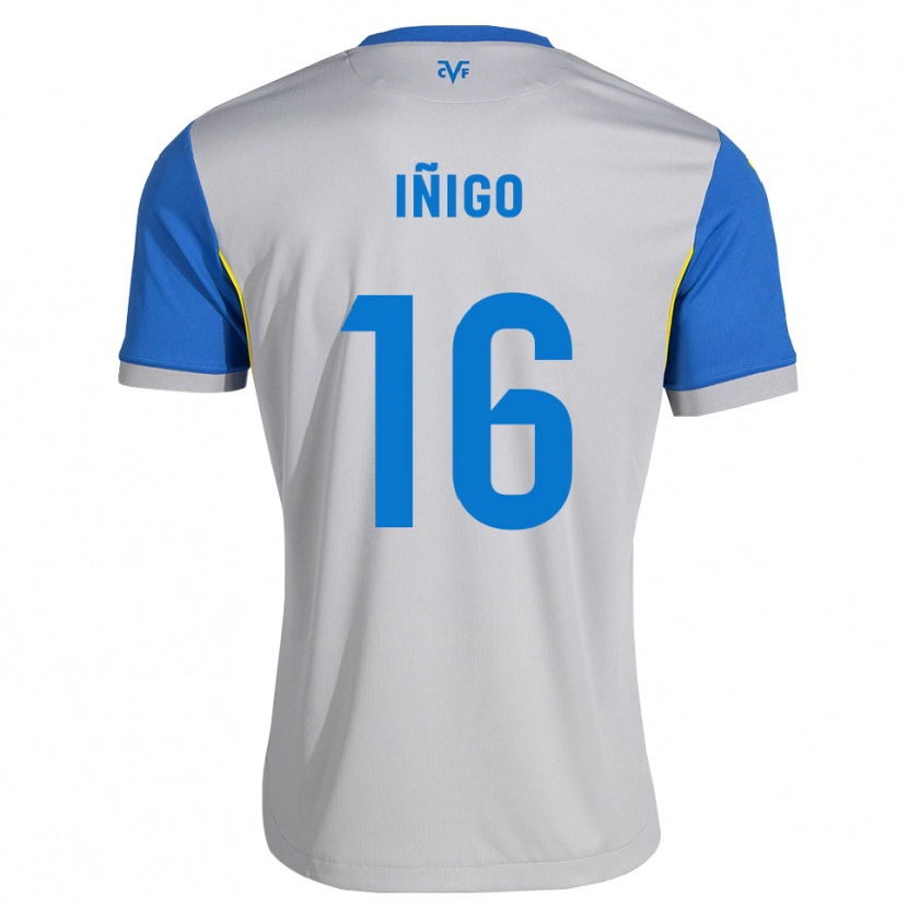 Danxen Kvinder Gastón Iñigo #16 Dodgerblå Grå Udebane Spillertrøjer 2026/27 Trøje T-Shirt