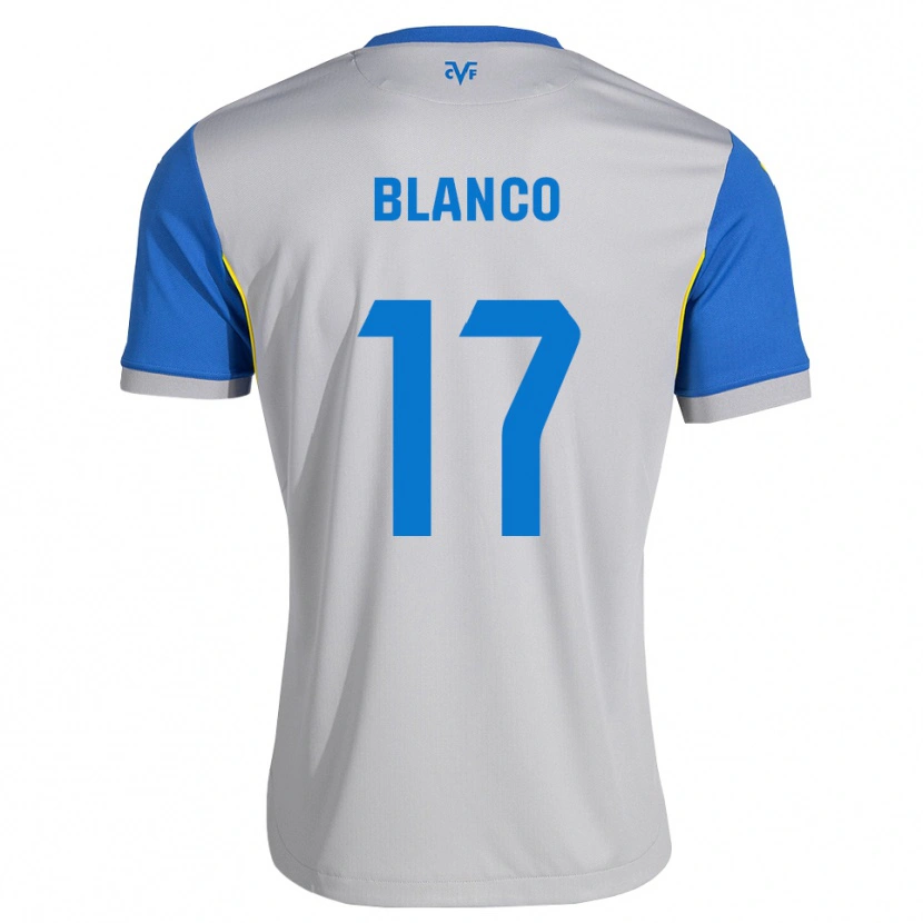 Danxen Kvinder Fabio Blanco #17 Dodgerblå Grå Udebane Spillertrøjer 2026/27 Trøje T-Shirt