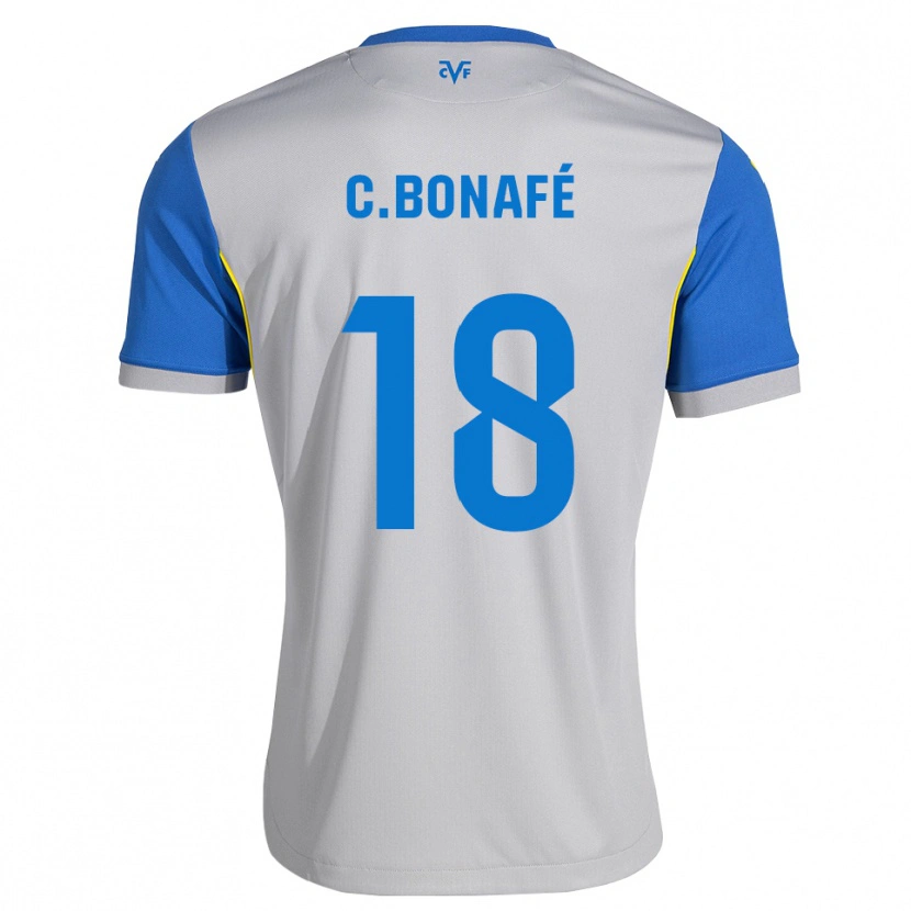 Danxen Kvinder César Bonafé #18 Dodgerblå Grå Udebane Spillertrøjer 2026/27 Trøje T-Shirt