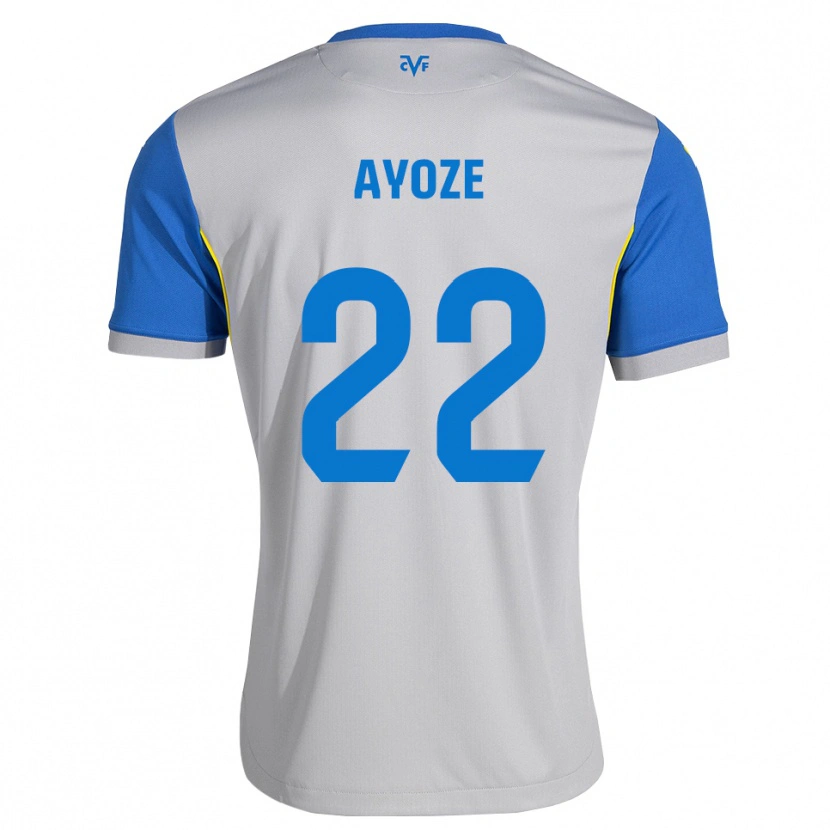 Danxen Kvinder Ayoze Pérez #22 Dodgerblå Grå Udebane Spillertrøjer 2026/27 Trøje T-Shirt