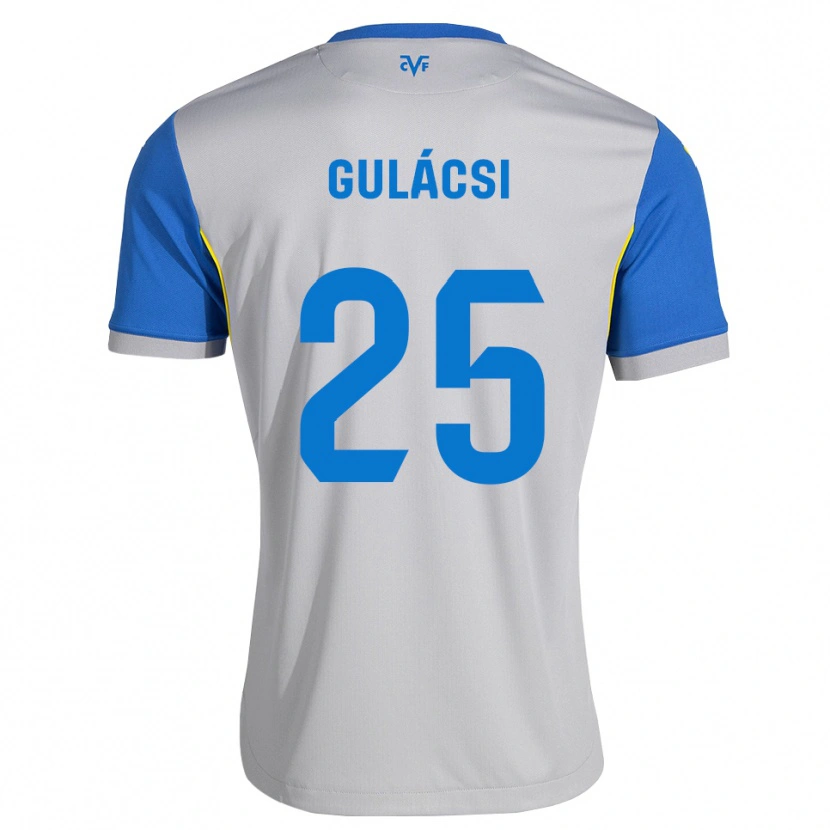 Danxen Kvinder Péter Gulácsi #25 Dodgerblå Grå Udebane Spillertrøjer 2026/27 Trøje T-Shirt