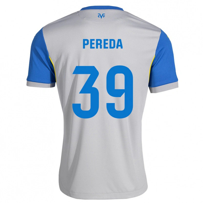 Danxen Kvinder Pablo Pereda #39 Dodgerblå Grå Udebane Spillertrøjer 2026/27 Trøje T-Shirt