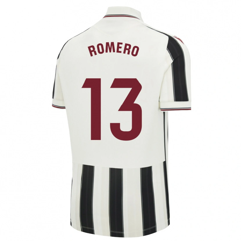 Danxen Kvinder Cayetano Romero #13 Sort Hvid Rød Udebane Spillertrøjer 2026/27 Trøje T-Shirt