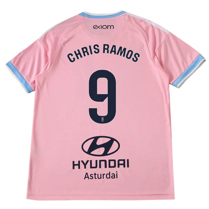 Danxen Kvinder Chris Ramos #9 Kornblomstblå Pink Udebane Spillertrøjer 2026/27 Trøje T-Shirt