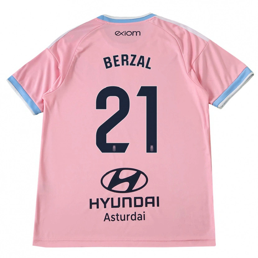 Danxen Kvinder Guille Berzal #21 Kornblomstblå Pink Udebane Spillertrøjer 2026/27 Trøje T-Shirt