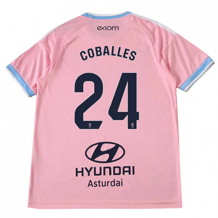 Danxen Kvinder Jaime Coballes #24 Kornblomstblå Pink Udebane Spillertrøjer 2026/27 Trøje T-Shirt