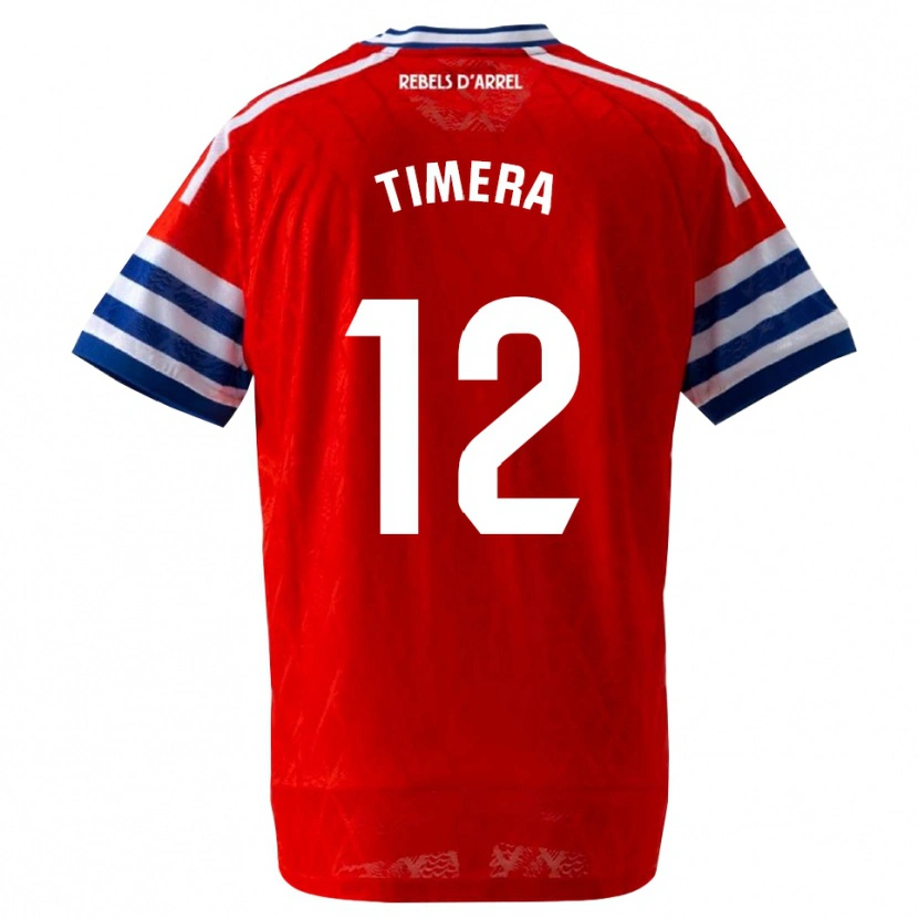 Danxen Kvinder Adama Timera #12 Kongeblå Rød Udebane Spillertrøjer 2026/27 Trøje T-Shirt