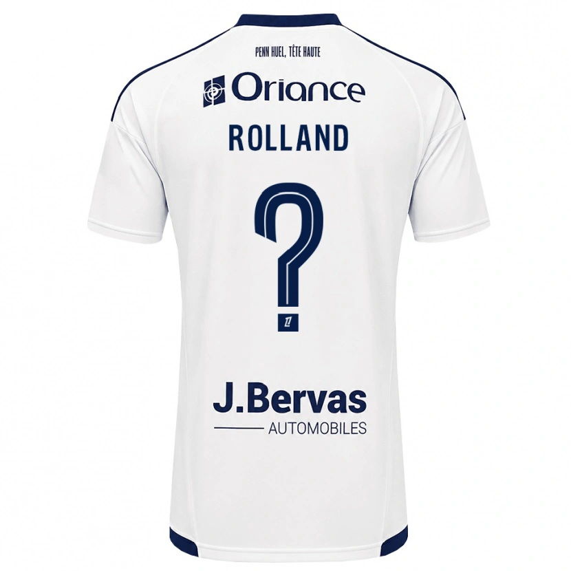 Danxen Kvinder Inès Rolland #0 Marinehvid Udebane Spillertrøjer 2026/27 Trøje T-Shirt