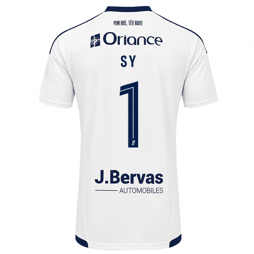 Danxen Kvinder Seydou Sy #1 Marinehvid Udebane Spillertrøjer 2026/27 Trøje T-Shirt