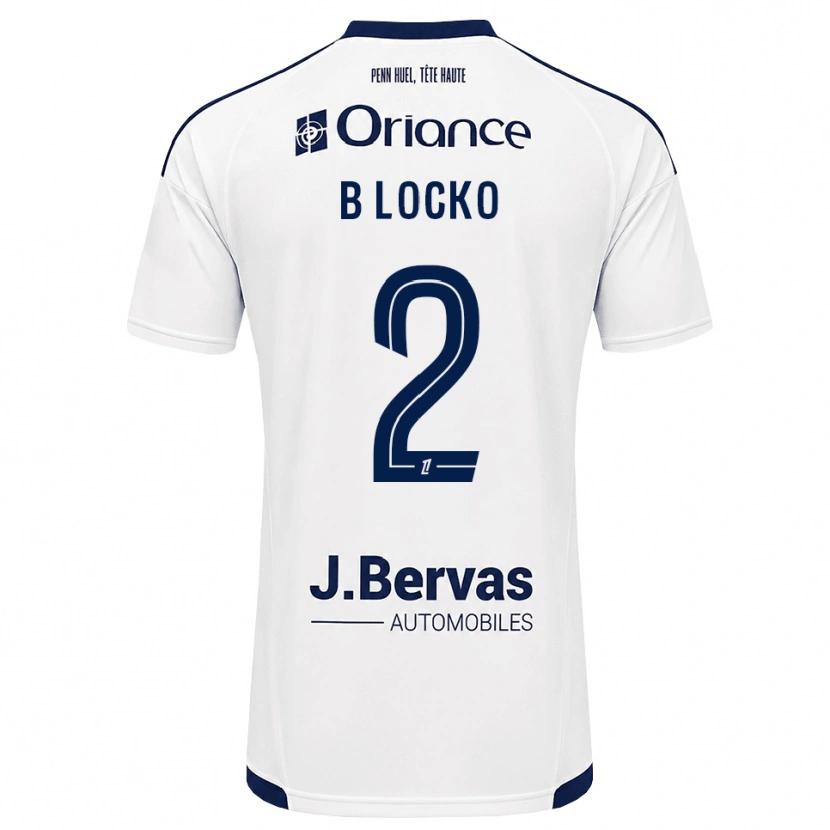 Danxen Kvinder Bradley Locko #2 Marinehvid Udebane Spillertrøjer 2026/27 Trøje T-Shirt