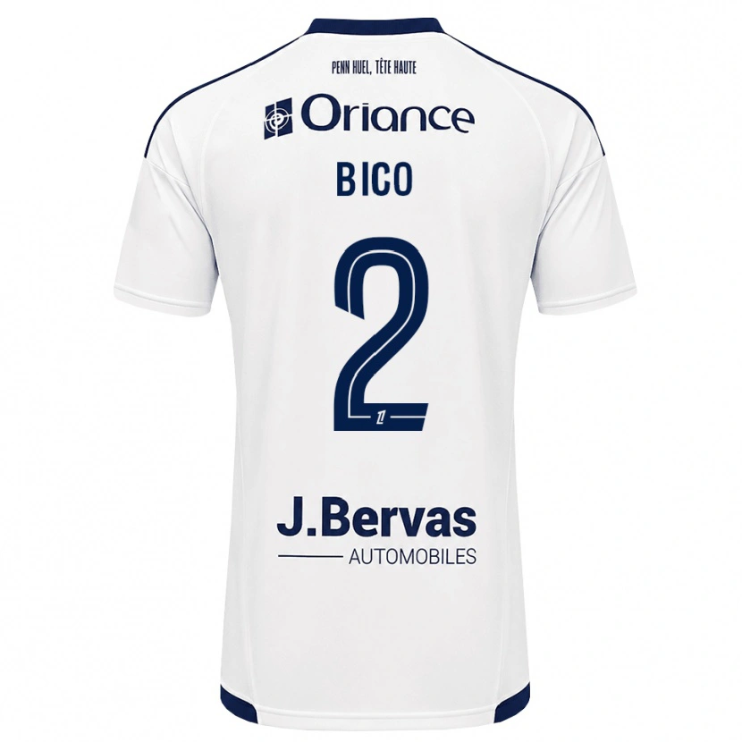 Danxen Kvinder Angelo Bico #2 Marinehvid Udebane Spillertrøjer 2026/27 Trøje T-Shirt