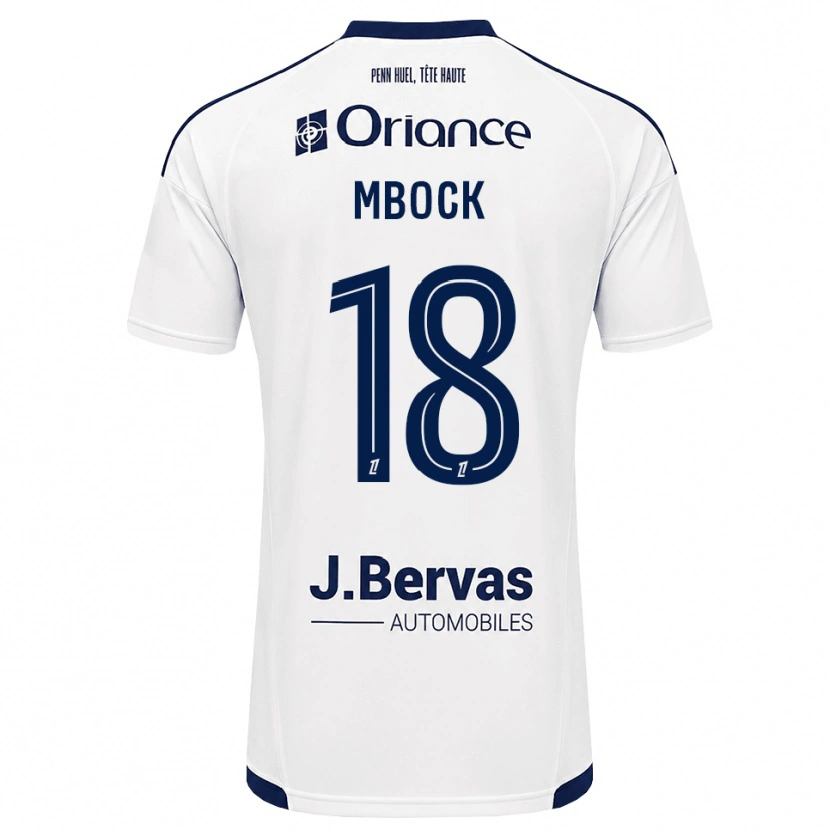 Danxen Kvinder Hianga'a Mbock #18 Marinehvid Udebane Spillertrøjer 2026/27 Trøje T-Shirt