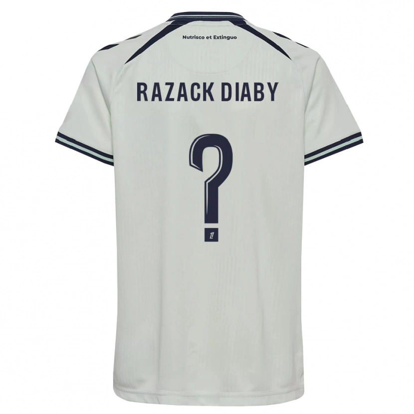 Danxen Kvinder Abdoul Razack Diaby #0 Midnatsblå Hvid Udebane Spillertrøjer 2026/27 Trøje T-Shirt