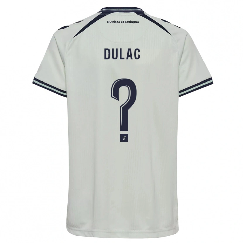 Danxen Kvinder Bilal Dulac #0 Midnatsblå Hvid Udebane Spillertrøjer 2026/27 Trøje T-Shirt