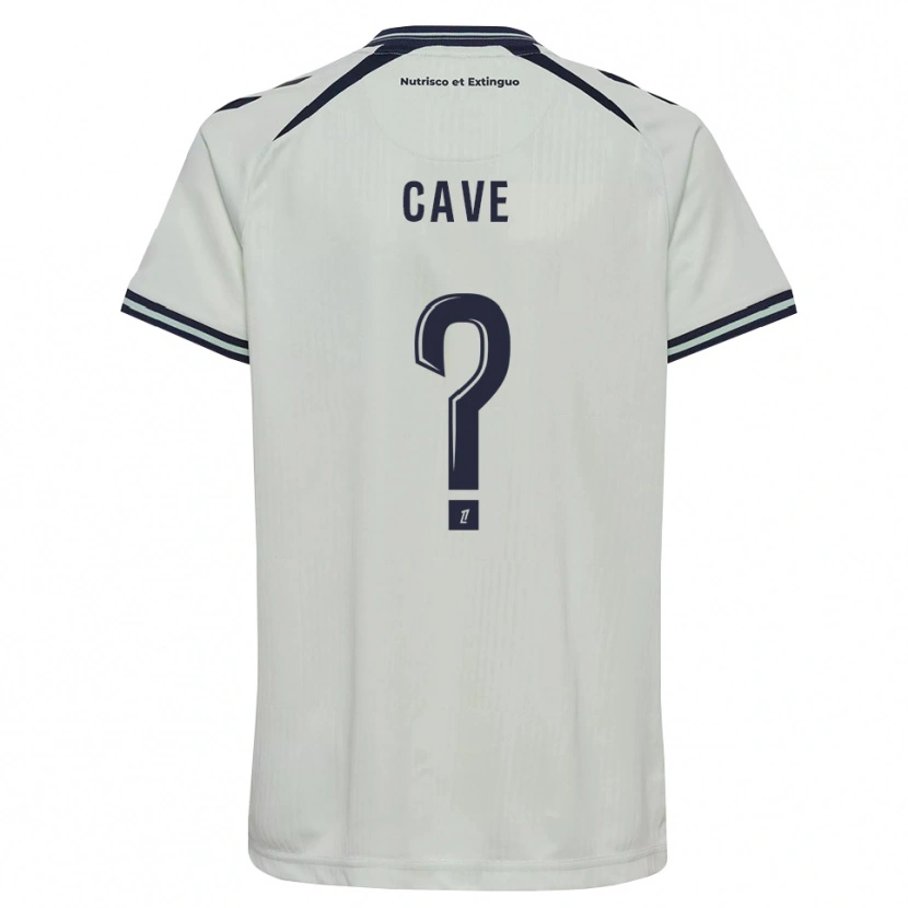 Danxen Kvinder Steven Cave #0 Midnatsblå Hvid Udebane Spillertrøjer 2026/27 Trøje T-Shirt