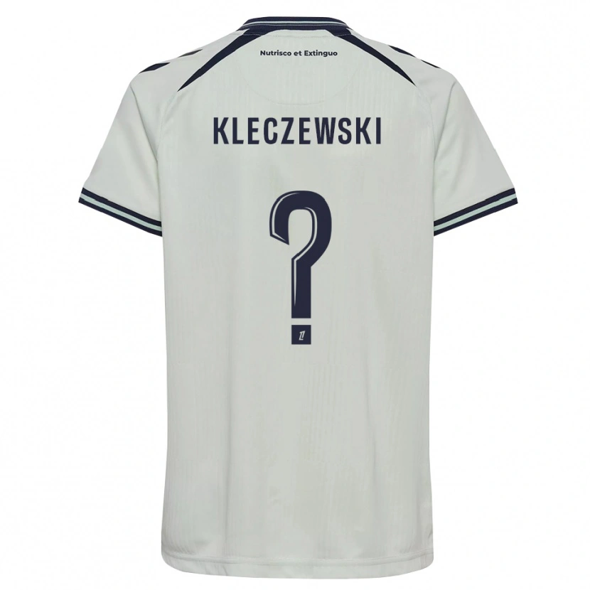 Danxen Kvinder Louise Kleczewski #0 Midnatsblå Hvid Udebane Spillertrøjer 2026/27 Trøje T-Shirt