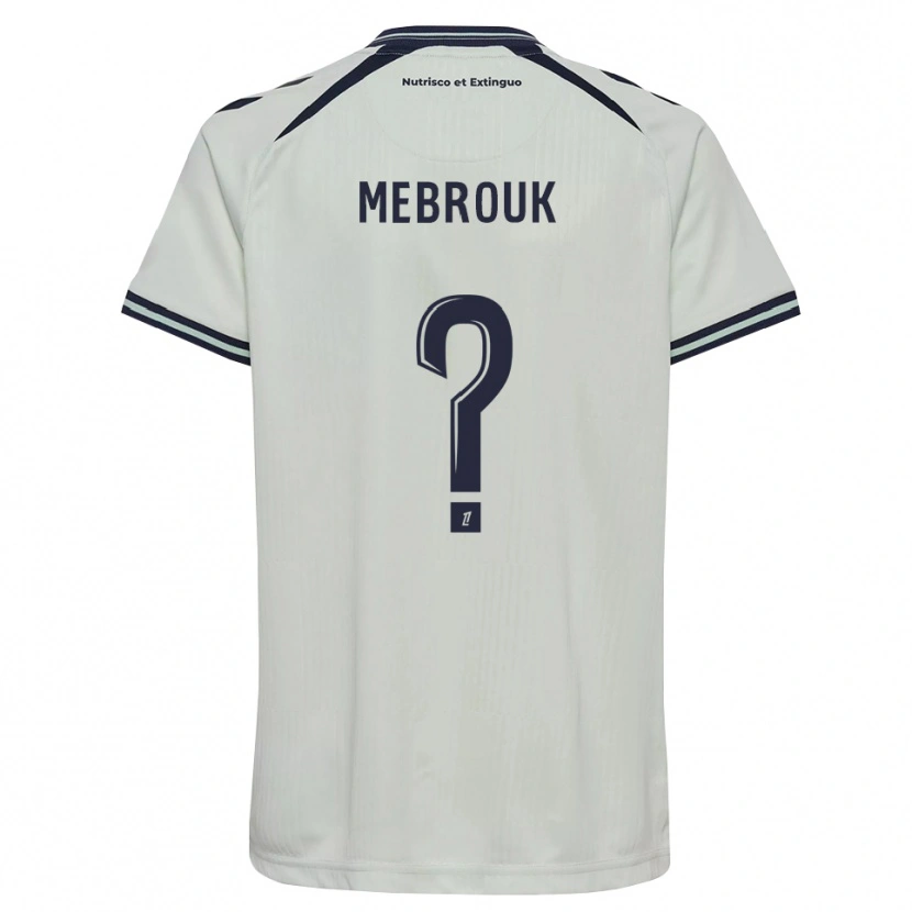 Danxen Kvinder Aymen Mebrouk #0 Midnatsblå Hvid Udebane Spillertrøjer 2026/27 Trøje T-Shirt
