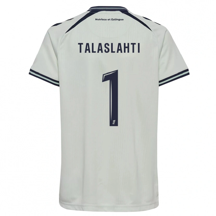 Danxen Kvinder Katriina Talaslahti #1 Midnatsblå Hvid Udebane Spillertrøjer 2026/27 Trøje T-Shirt