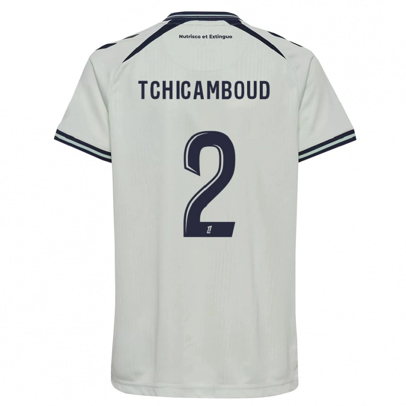 Danxen Kvinder Steed Tchicamboud #2 Midnatsblå Hvid Udebane Spillertrøjer 2026/27 Trøje T-Shirt