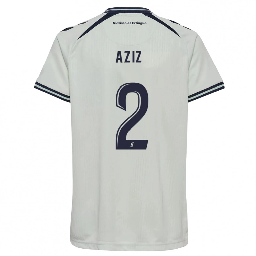 Danxen Kvinder Hayman Aziz #2 Midnatsblå Hvid Udebane Spillertrøjer 2026/27 Trøje T-Shirt