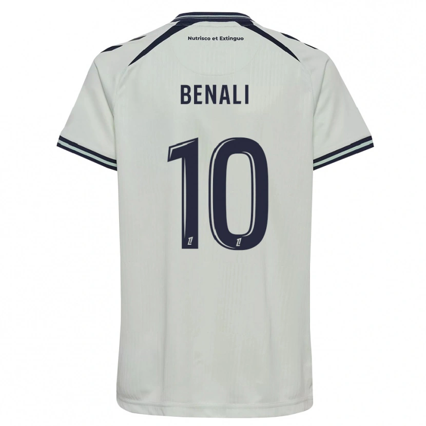 Danxen Kvinder Adam Benali #10 Midnatsblå Hvid Udebane Spillertrøjer 2026/27 Trøje T-Shirt