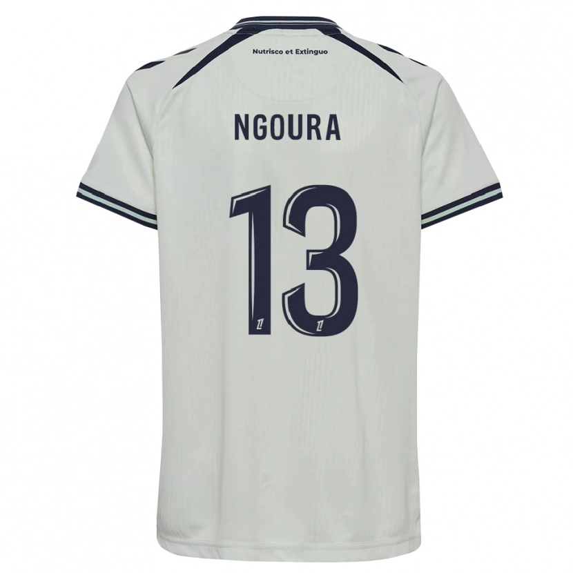 Danxen Kvinder Steve Ngoura #13 Midnatsblå Hvid Udebane Spillertrøjer 2026/27 Trøje T-Shirt