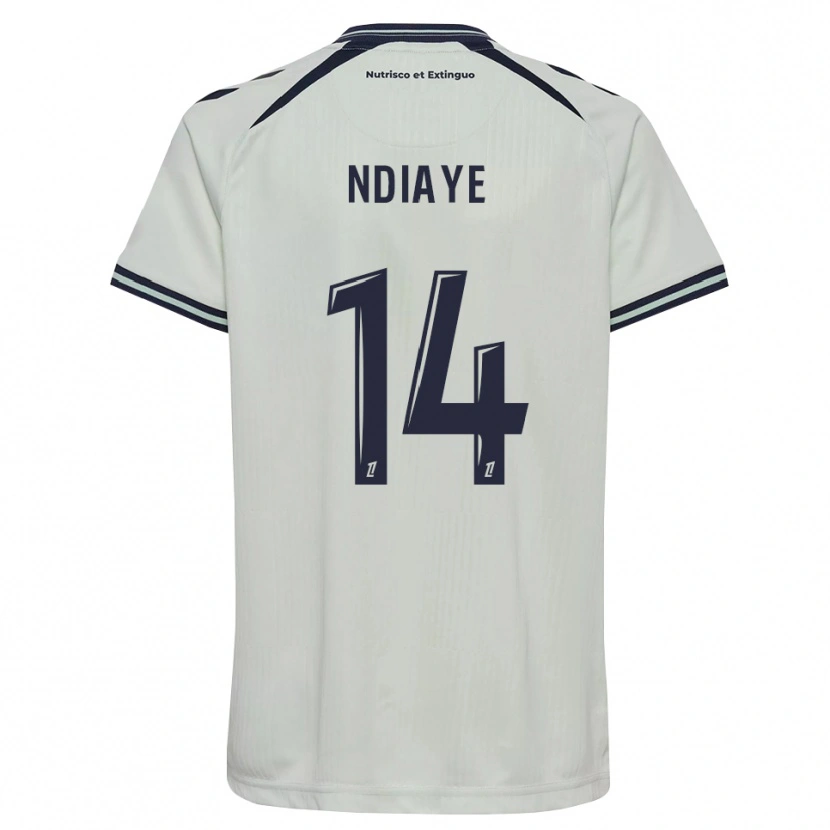 Danxen Kvinder Rassoul Ndiaye #14 Midnatsblå Hvid Udebane Spillertrøjer 2026/27 Trøje T-Shirt