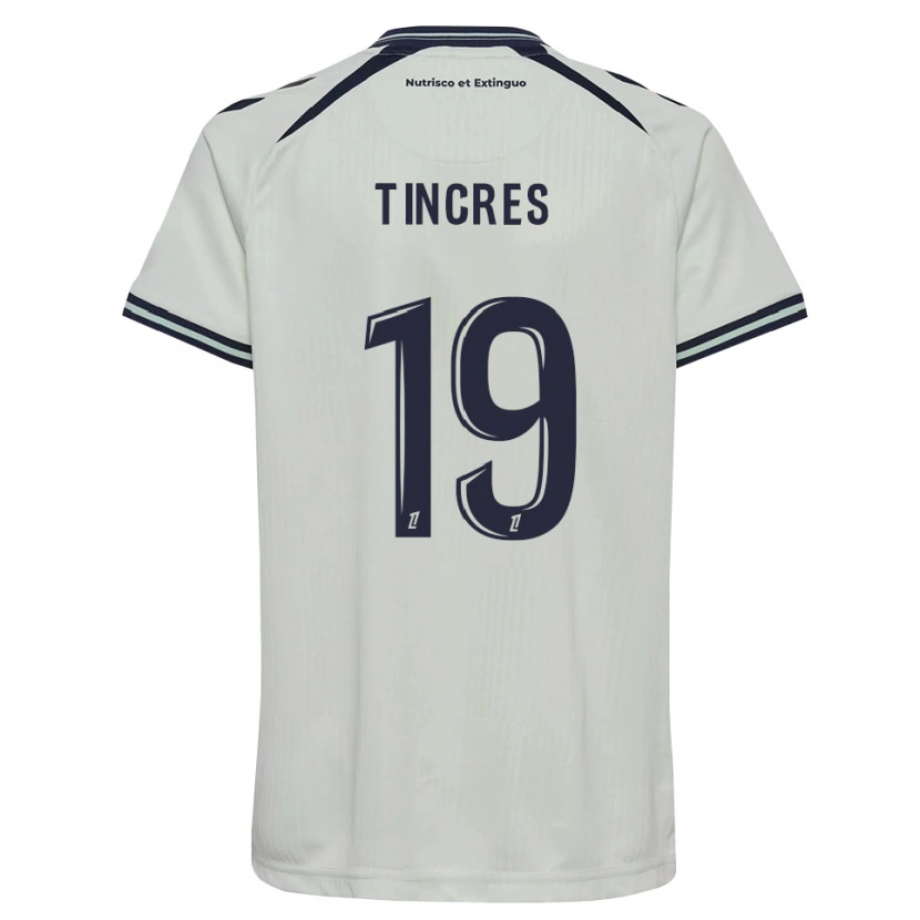 Danxen Kvinder Joan Tincres #19 Midnatsblå Hvid Udebane Spillertrøjer 2026/27 Trøje T-Shirt