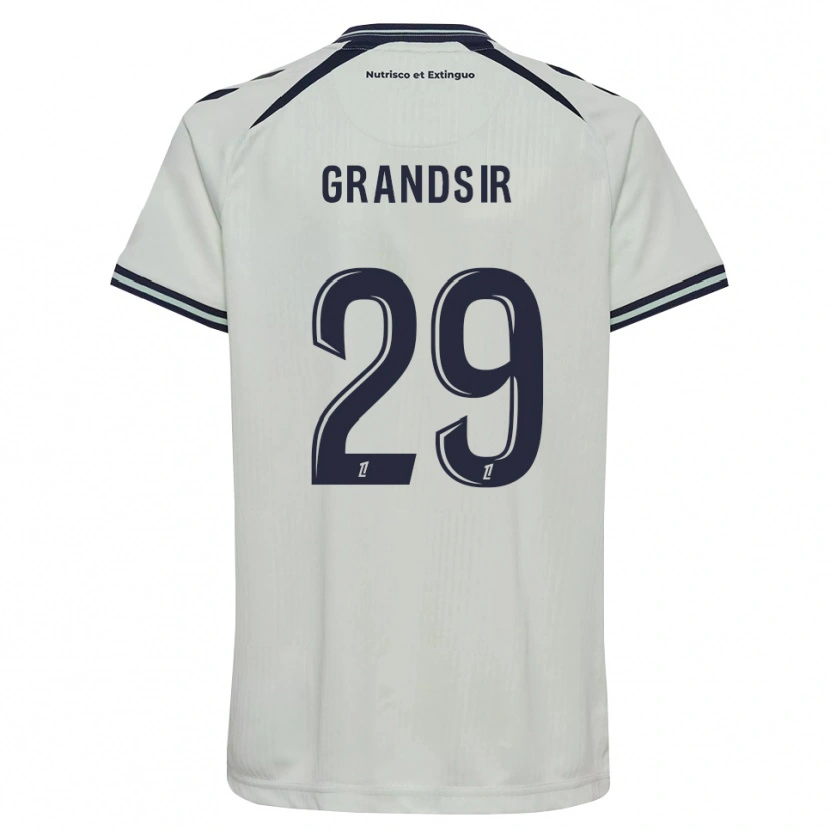 Danxen Kvinder Samuel Grandsir #29 Midnatsblå Hvid Udebane Spillertrøjer 2026/27 Trøje T-Shirt