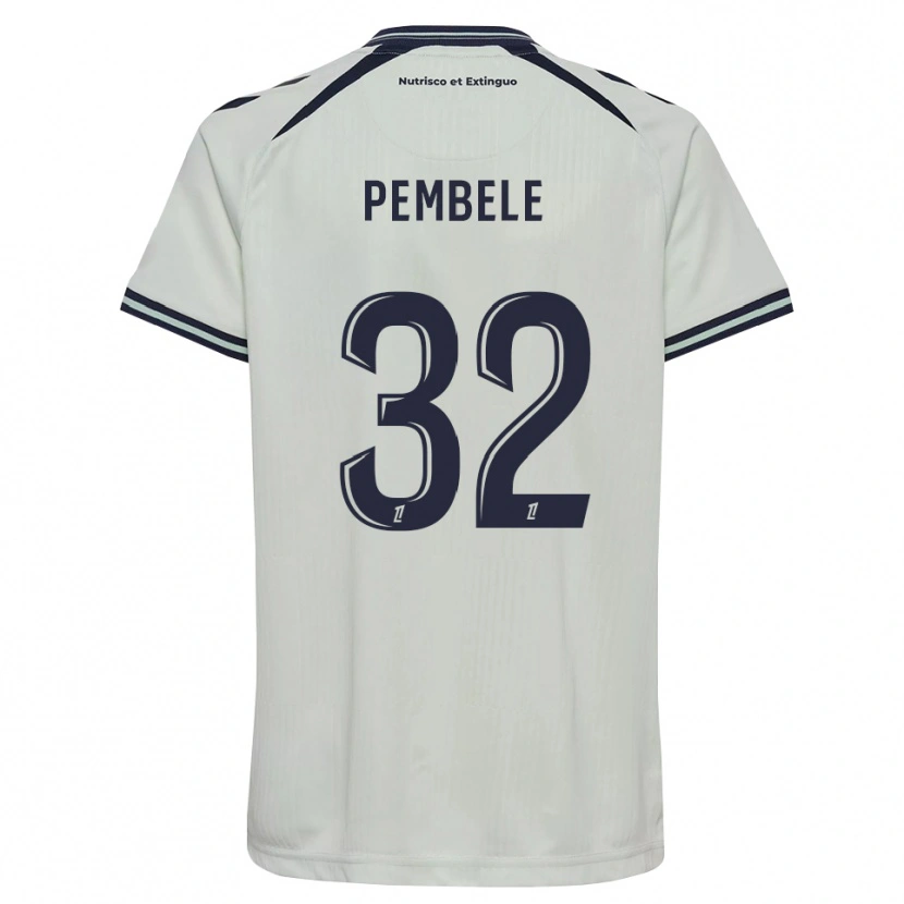 Danxen Kvinder Timothée Pembélé #32 Midnatsblå Hvid Udebane Spillertrøjer 2026/27 Trøje T-Shirt